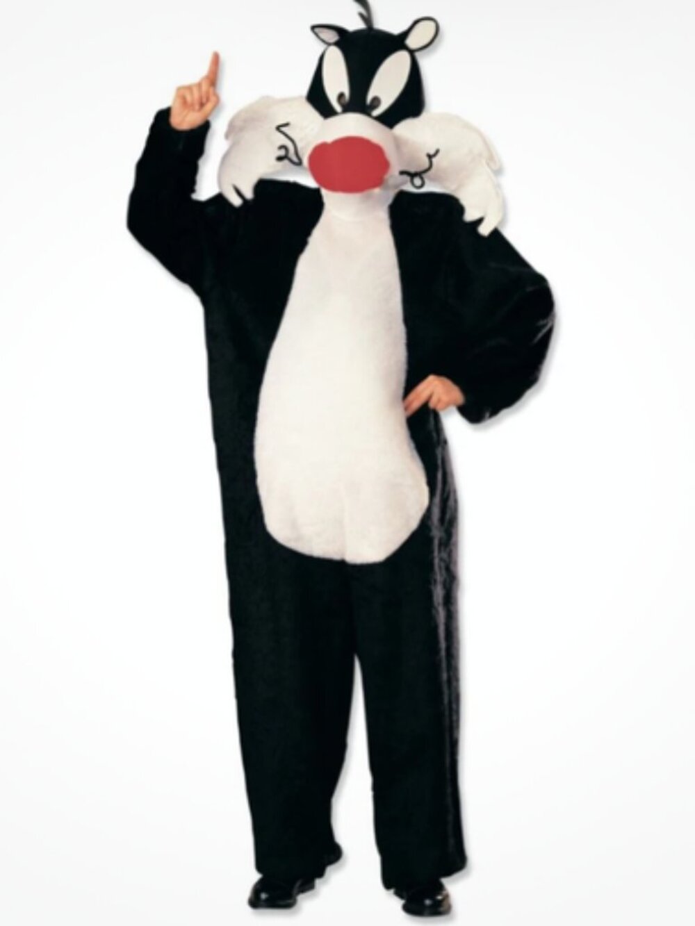 Looney Tunes Sylvester Cat Deluxe Adult Halloween Costume Large Full Body